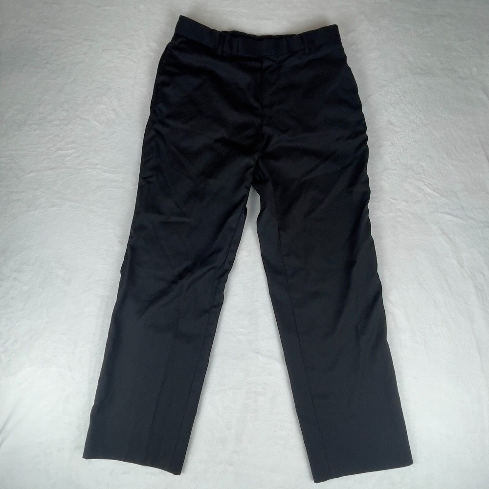 HUGO BOSS Pants Mens 40R‎ Black Stretch Comfort Straight Leg Hook & Eye Outdoor